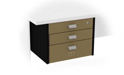 Gaveteiro Aéreo 3 Gav. Linha Arena