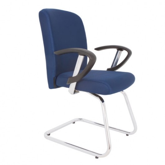 Poltrona ST Office 30 CB Cromada Fixa (Interlocutor)